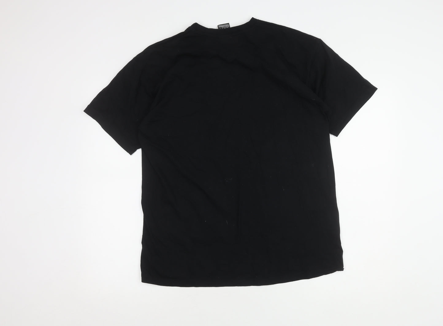 Disney Beauty and the Beast Black L T-Shirt Unisex