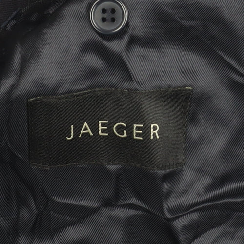Jaeger Men's Blue Pinstripe Blazer 42R Regular Fit