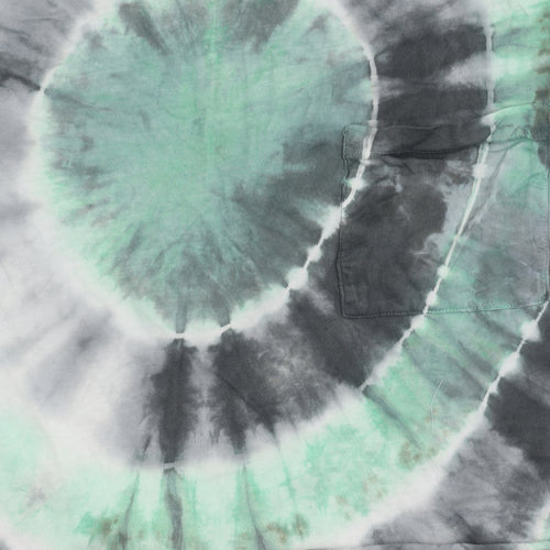 Bershka Women's Tie-Dye T-Shirt Green L