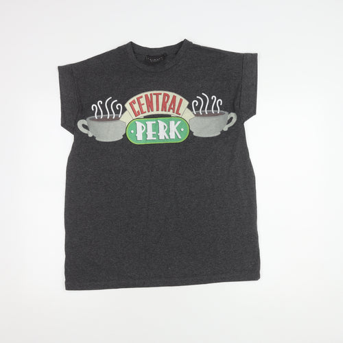 FRIENDS Unisex Grey T-Shirt Size 14 - TV Series Casual