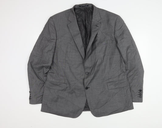 Paul Costelloe Men's Grey Blazer Jacket Size 46