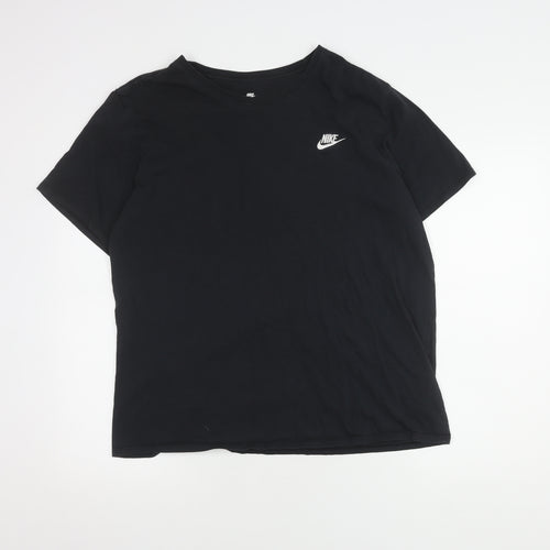 Nike Unisex Black XL Athletic T-Shirt, Casual, Cotton