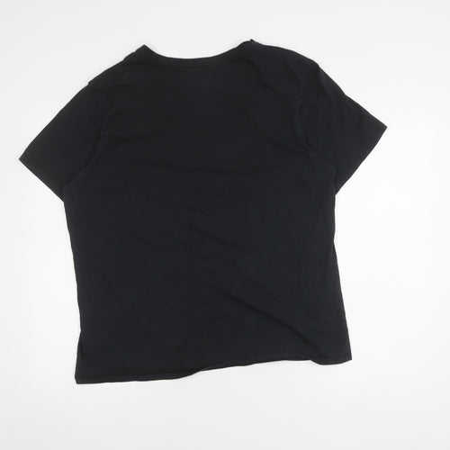 Nike Unisex Black XL Athletic T-Shirt, Casual, Cotton
