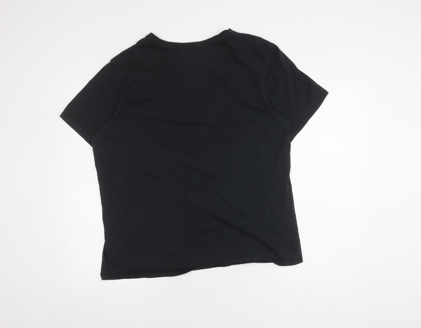 Nike Unisex Black XL Athletic T-Shirt, Casual, Cotton
