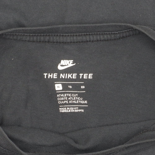 Nike Unisex Black XL Athletic T-Shirt, Casual, Cotton