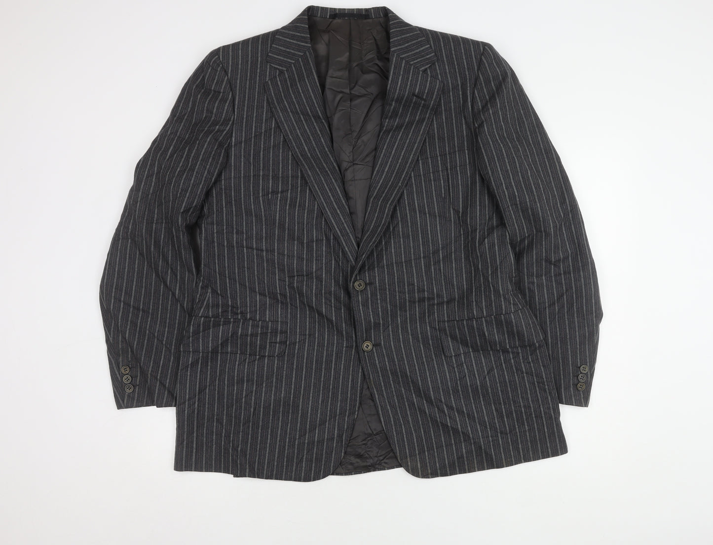 Chester Barrie Grey Men's 44 Regular Fit Wool & Silk Blazer