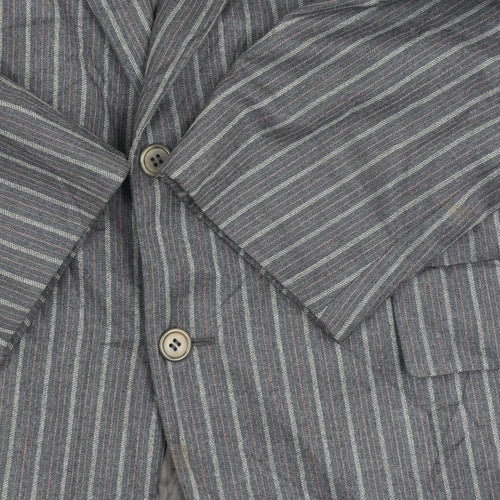 Chester Barrie Grey Men's 44 Regular Fit Wool & Silk Blazer