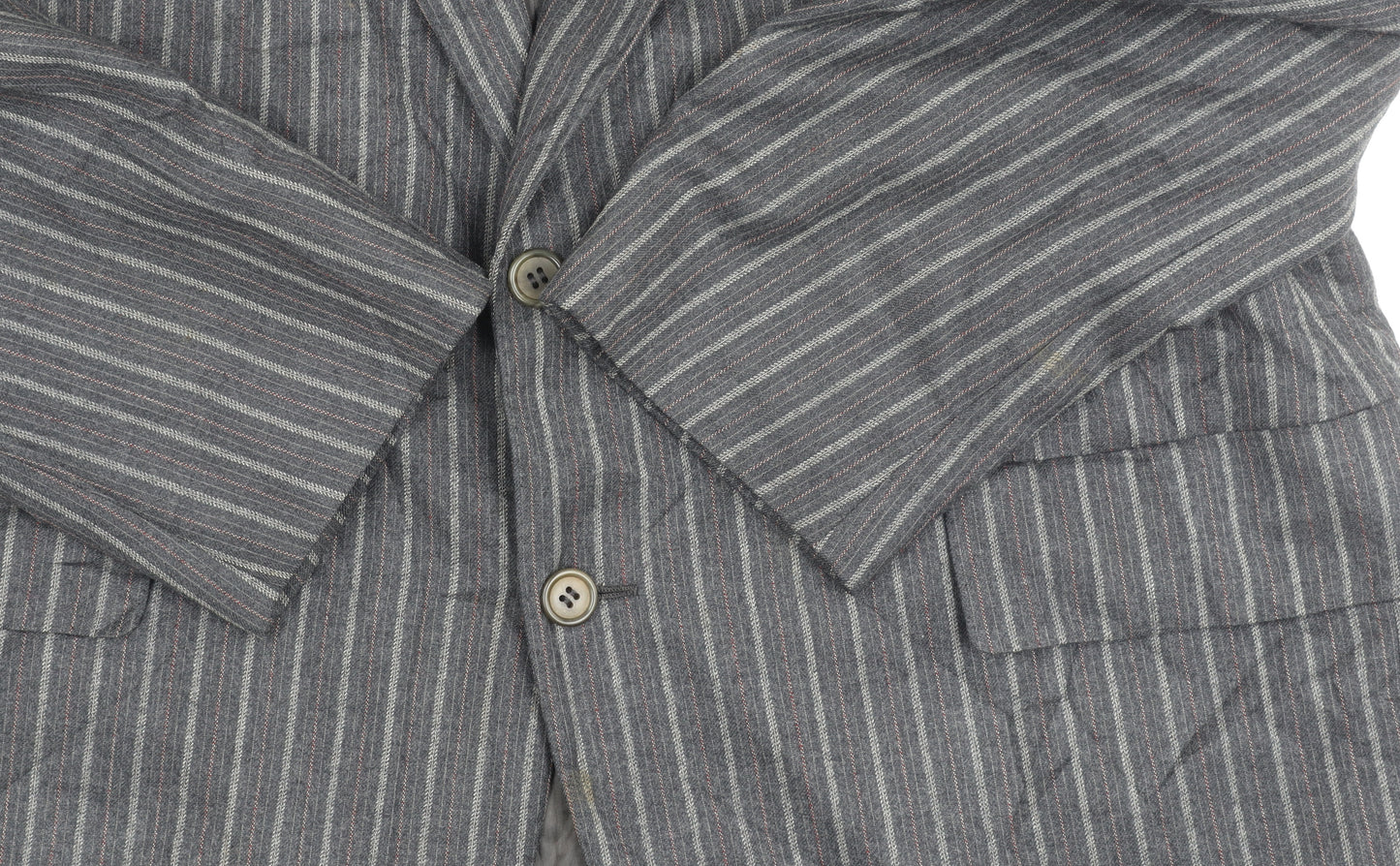 Chester Barrie Grey Men's 44 Regular Fit Wool & Silk Blazer