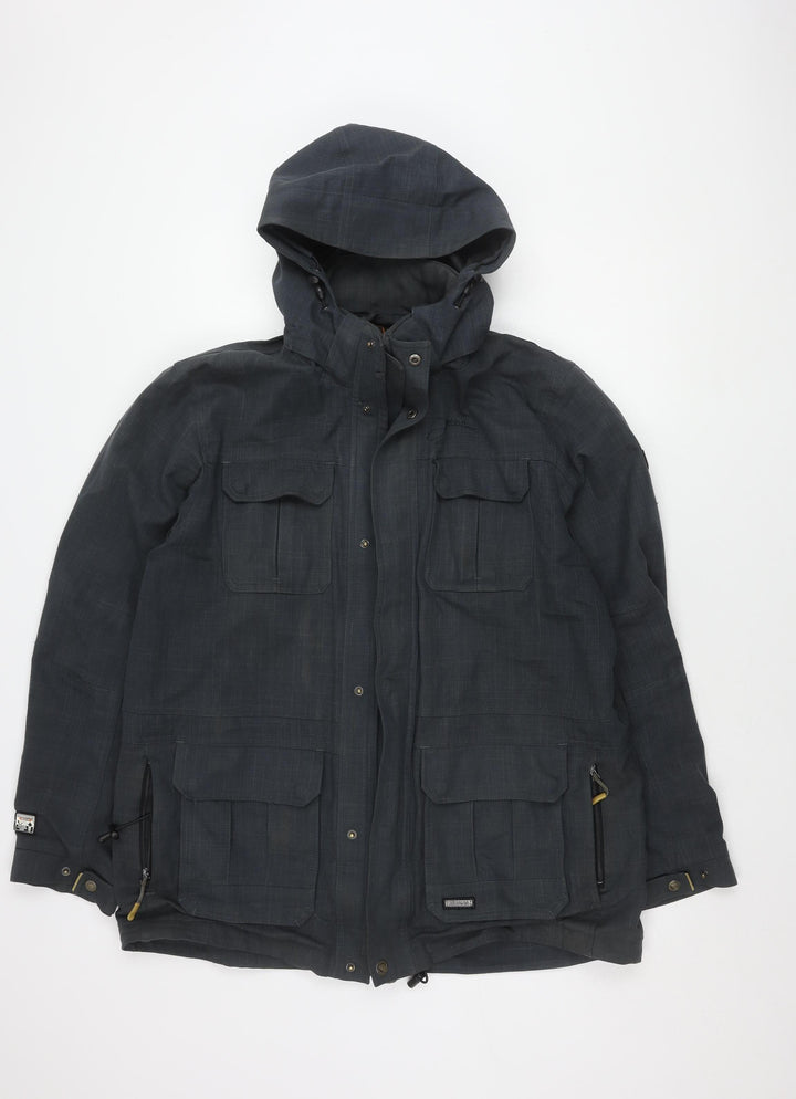 Iguana Men's Blue L Parka Jacket Waterproof