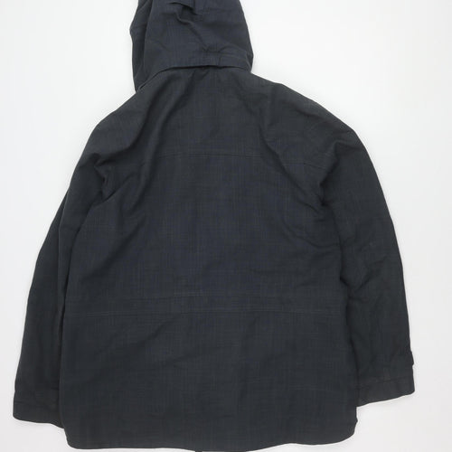 Iguana Men's Blue L Parka Jacket Waterproof