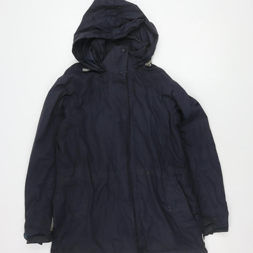 Regatta Women's Blue Waterproof Parka Jacket Size 12