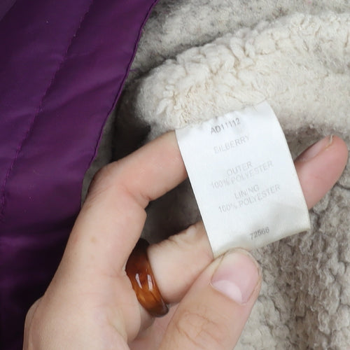 Cotton Traders Women's Purple Parka Size 12 Regular