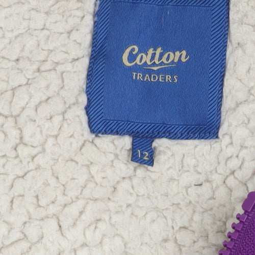 Cotton Traders Women's Purple Parka Size 12 Regular