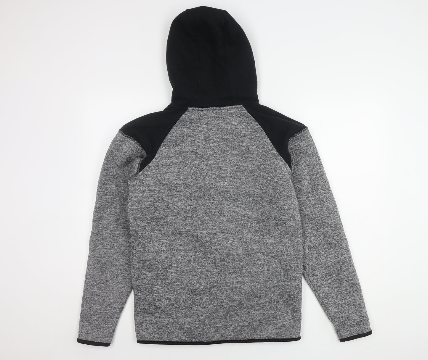 DNM Dissident Men's Black & Grey Hooded Jacket S