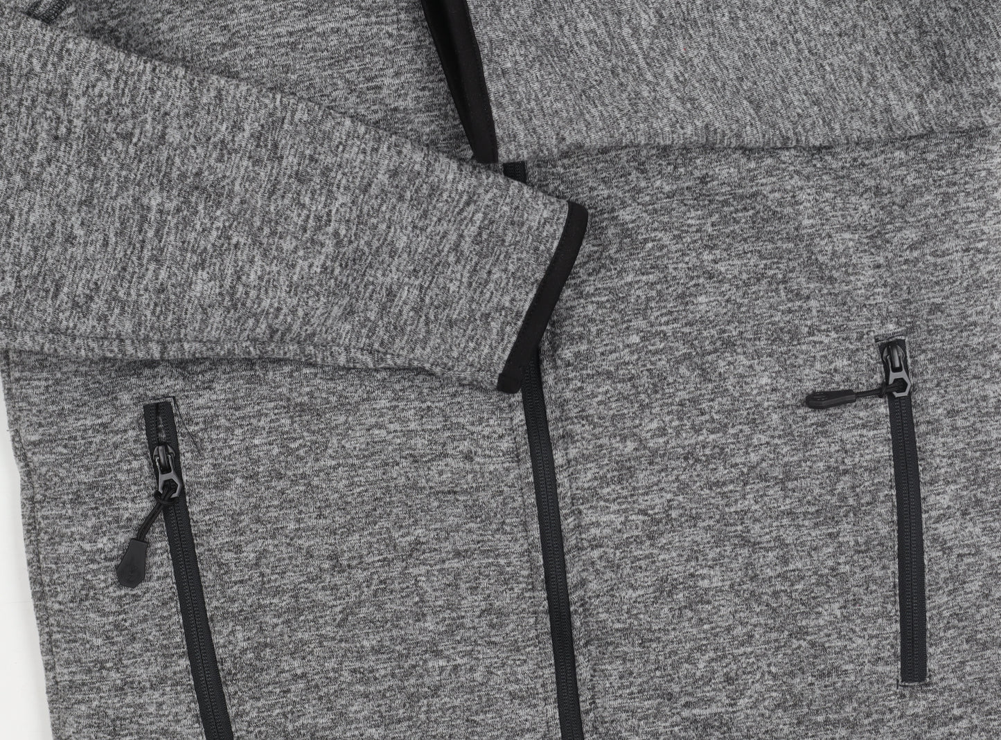 DNM Dissident Men's Black & Grey Hooded Jacket S