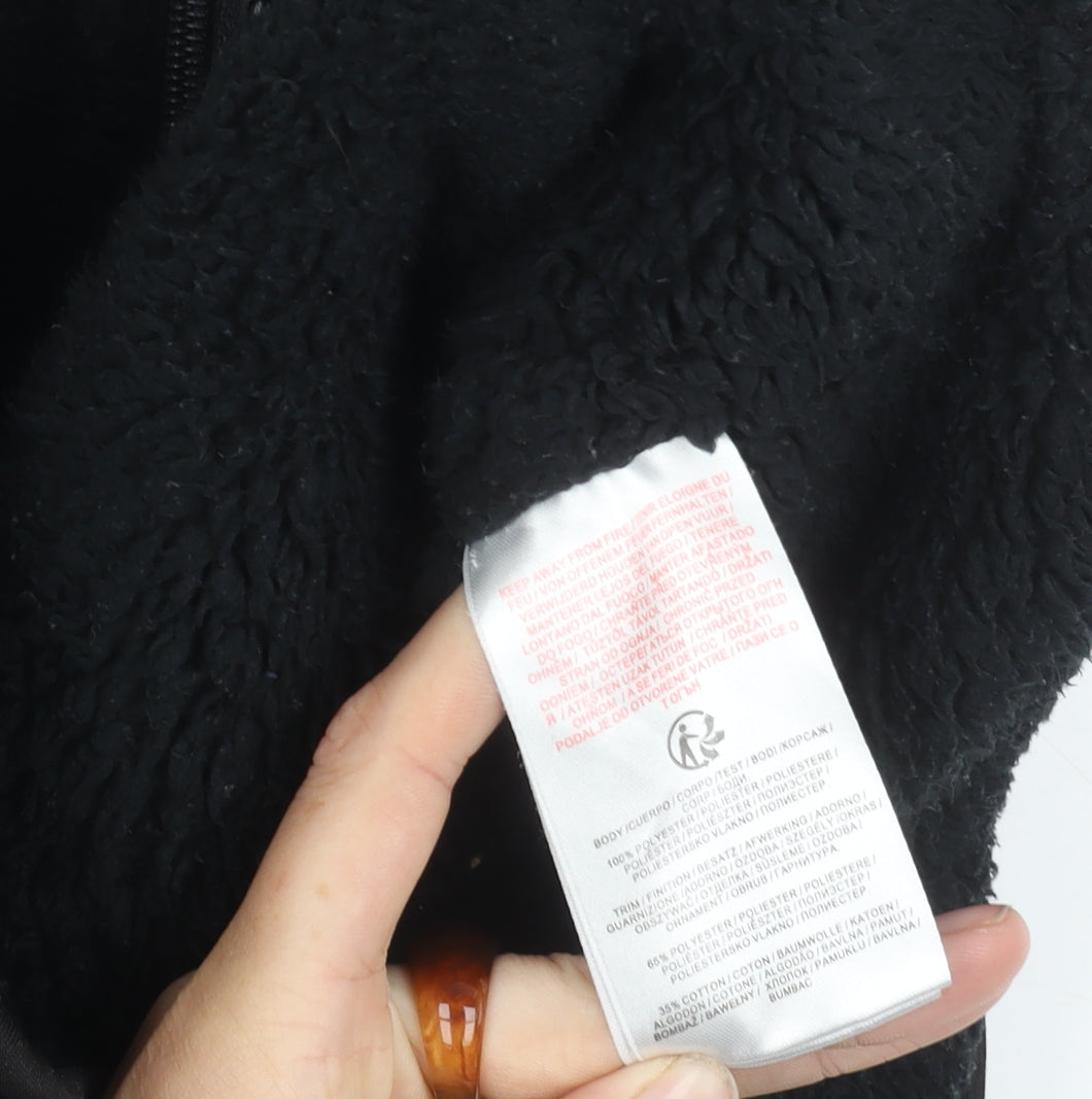 DNM Dissident Men's Black & Grey Hooded Jacket S