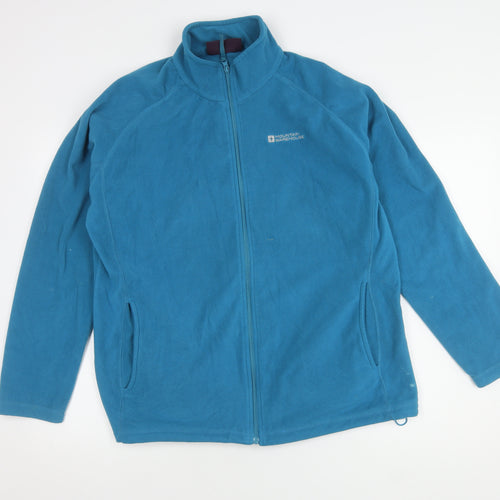 Mountain Warehouse Women's Blue Fleece Jacket Size 18