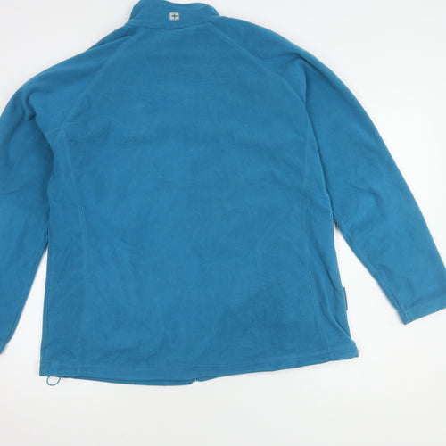 Mountain Warehouse Women's Blue Fleece Jacket Size 18
