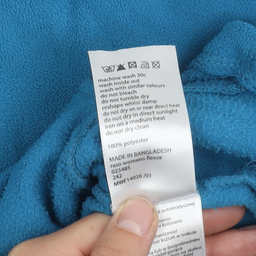 Mountain Warehouse Women's Blue Fleece Jacket Size 18