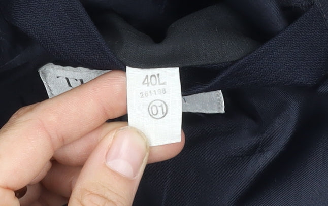 The Burton Collection Men's Black Blazer 40 Long