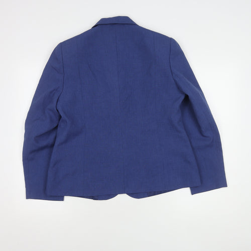 Eastex Women's Blue Blazer, Size 14, Classic Fit