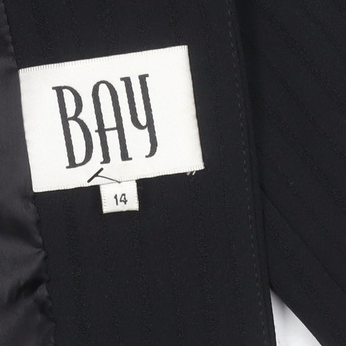 Bay Women’s Black Size 14 Pinstripe Blazer with Lining