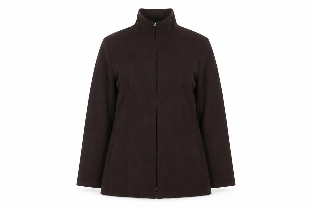 Front view of Joella Di Marco Women's Brown Coat, size L
