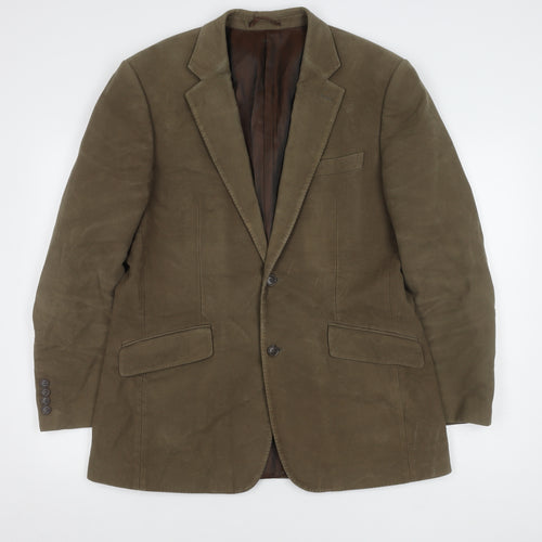 John Lewis Men's Brown 40R Blazer - Classic Style