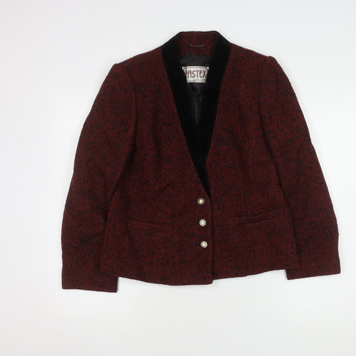Eastex Women's Red Wool Blazer Size 10
