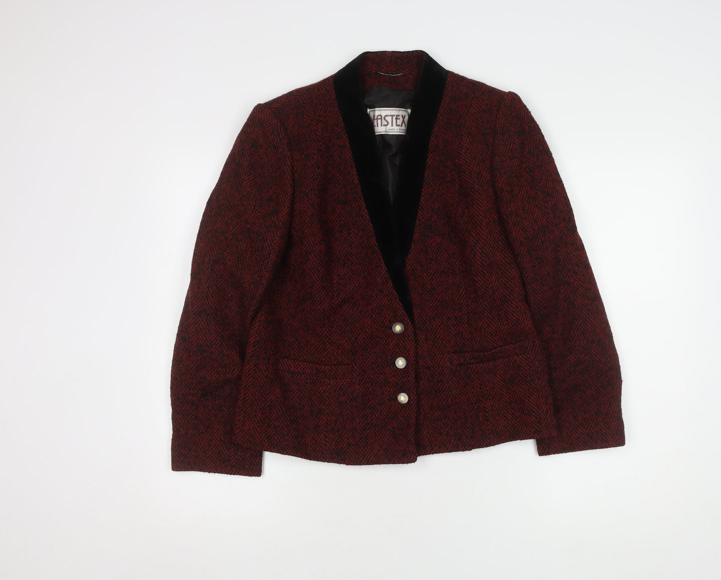Eastex Women's Red Wool Blazer Size 10