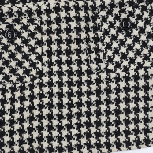 Dunnes Stores Women's Black Check Pencil Skirt Size 10