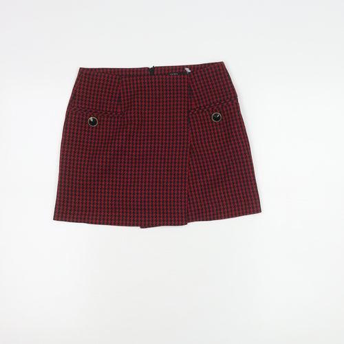 Zara Women's Multicoloured Herringbone Skirt - XS