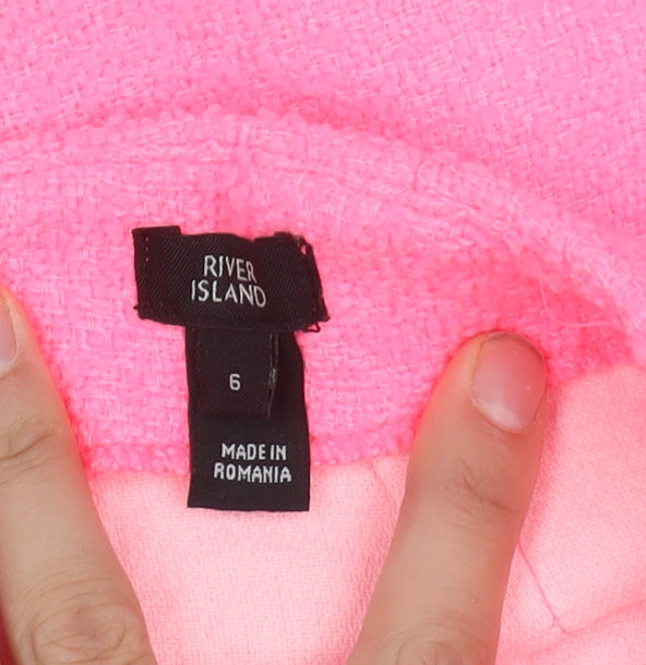 River Island Women's Pink Tulip Skirt Size 6