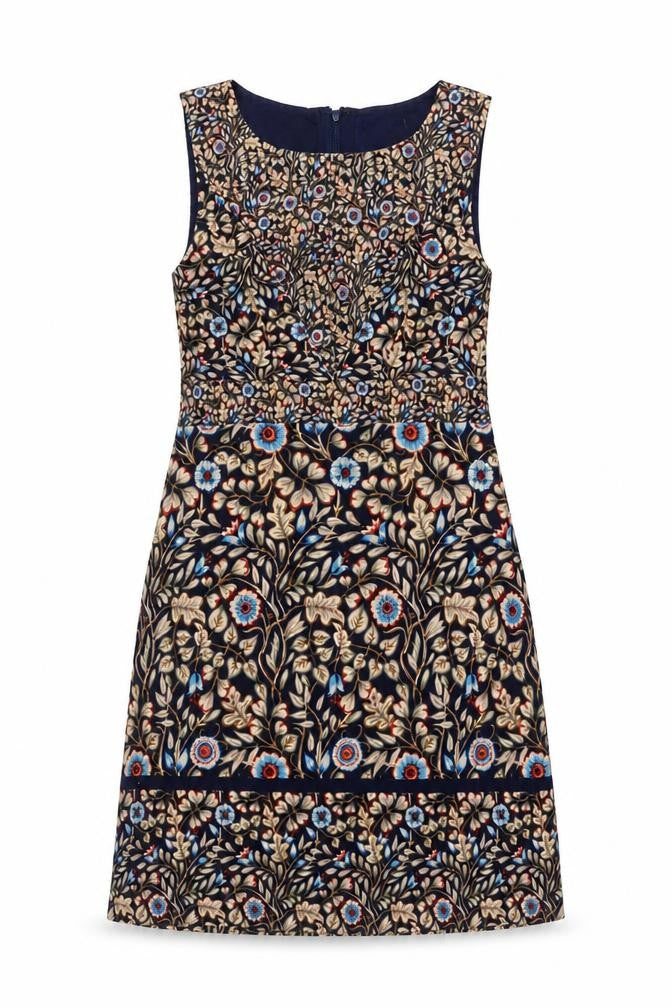 Front view of Maeve Women's Multicoloured Floral Dress, size 8