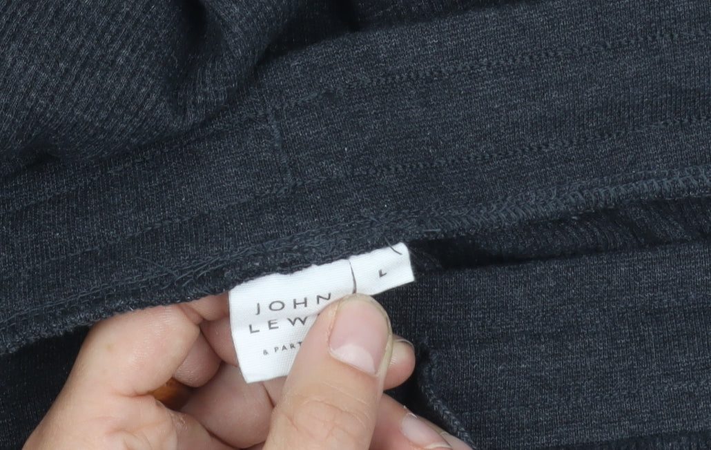 John Lewis Men's Black Jogger Trousers L