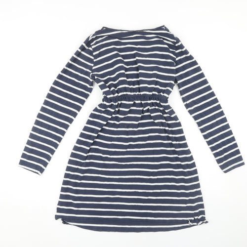 La Redoute Women's Blue Striped Dress - Size 10