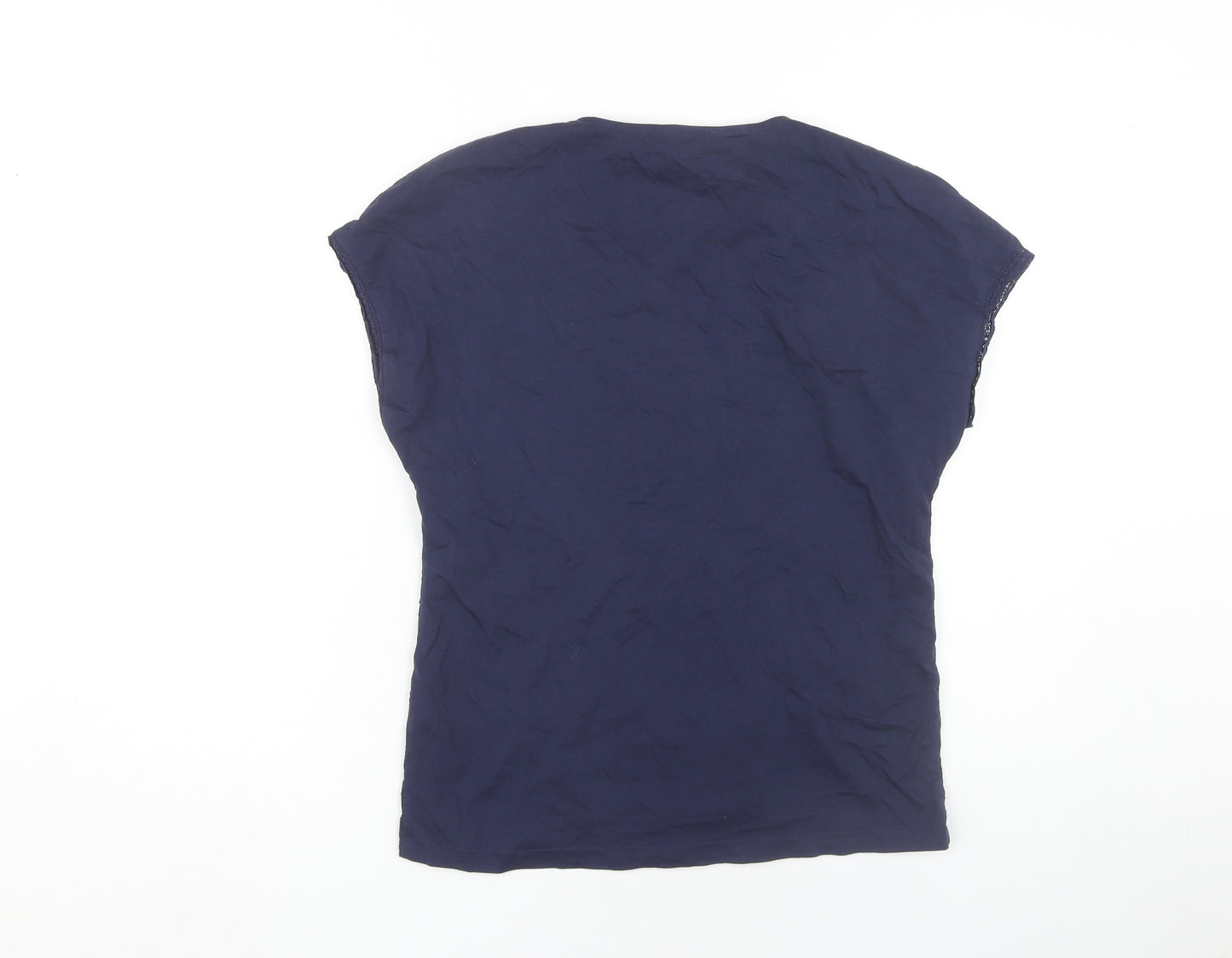 Next Women's Blue Cotton Blouse Size 8