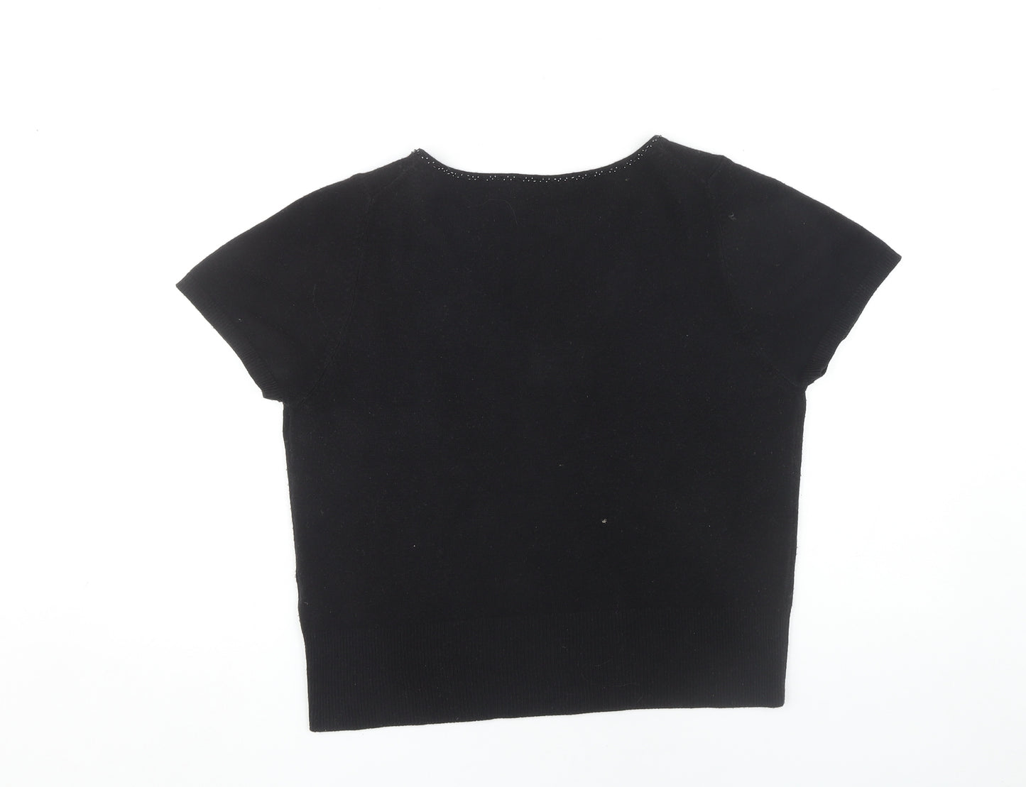 Marks and Spencer Women's Black V-Neck Pullover Jumper