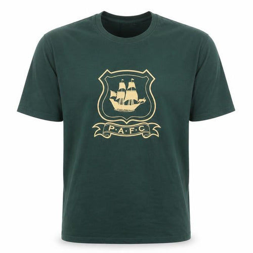 P.A.F.C Men's Green T-Shirt, Size L, Sports Logo, Cotton
