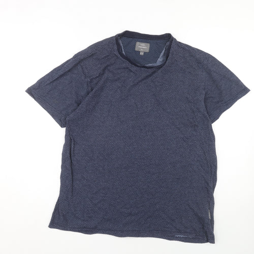 Peter Werth Men's XL Blue Graphic Print T-Shirt