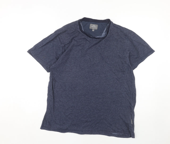 Peter Werth Men's XL Blue Graphic Print T-Shirt