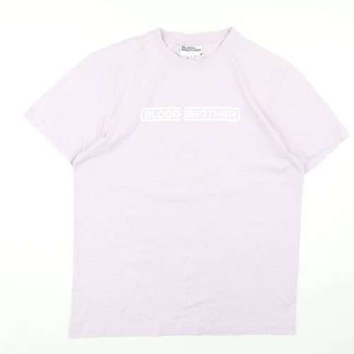 Blood Brother Men's Purple Crew Neck T-Shirt M