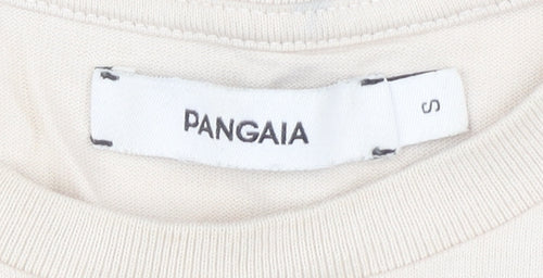 PANGAIA Beige Cropped T-Shirt for Women Size S