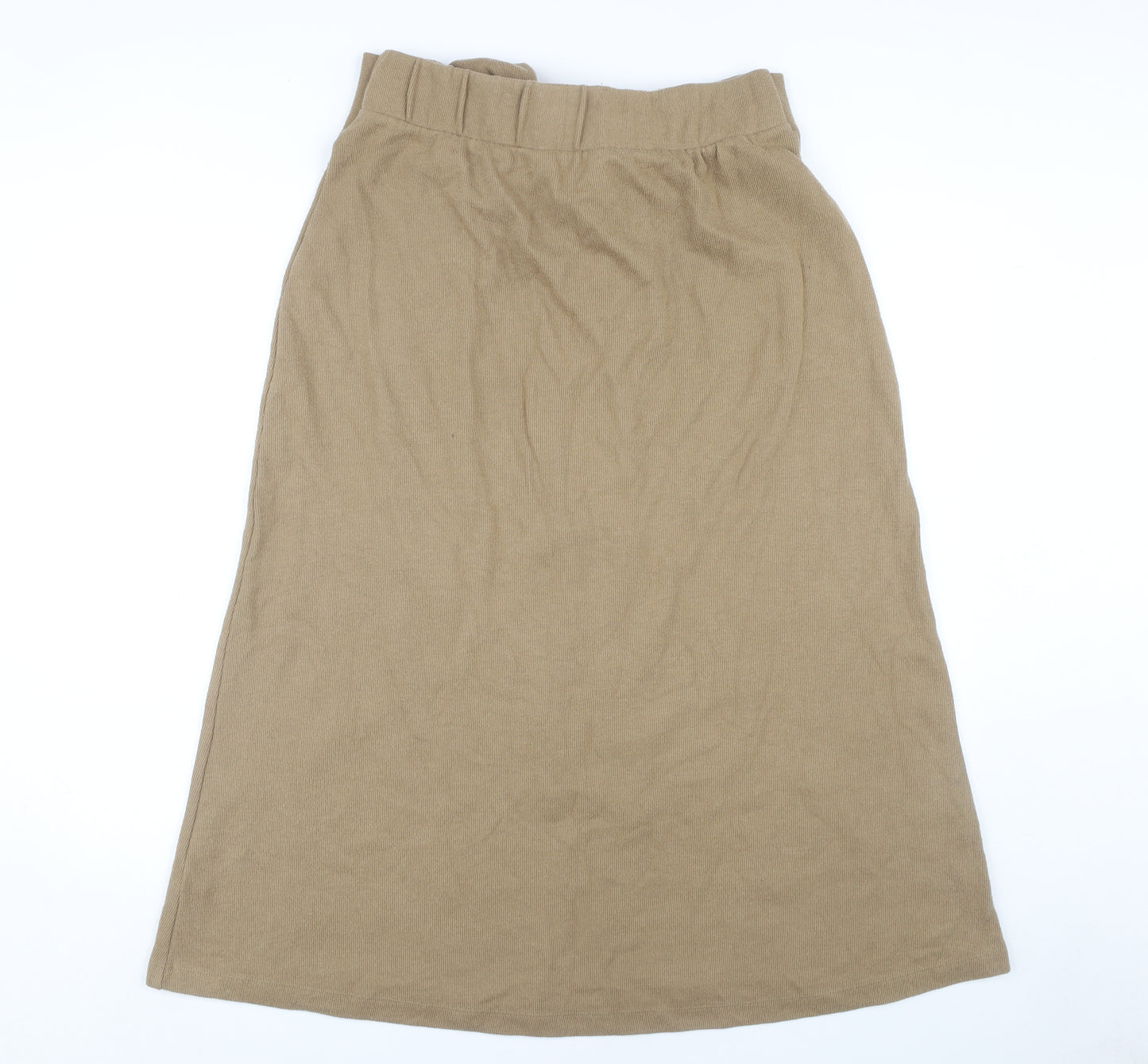 Marks and Spencer Women's Beige Skirt - Size 12