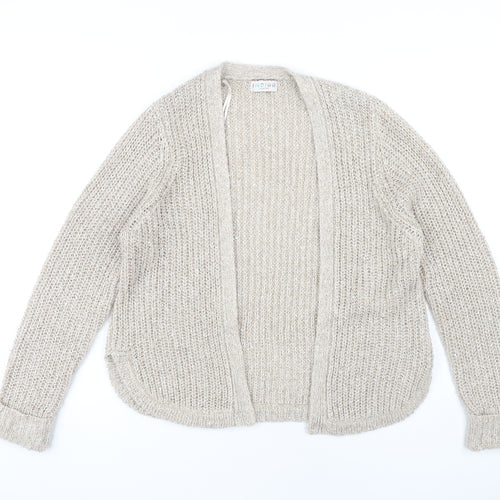 Marks and Spencer Women Beige Open Front Cardigan Size 12