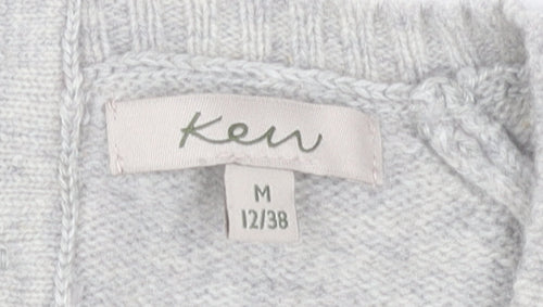 Kew Women’s Grey Jumper Dress M with Stripes