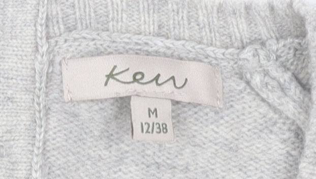 Kew Women’s Grey Jumper Dress M with Stripes