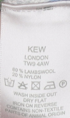 Kew Women’s Grey Jumper Dress M with Stripes