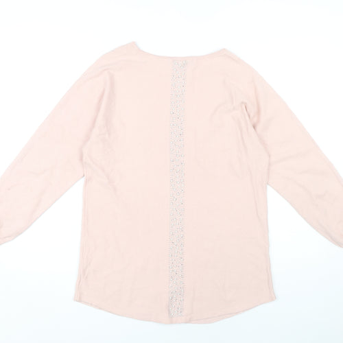 Kaleidoscope Women's Pink Round Neck Jumper, Size 12
