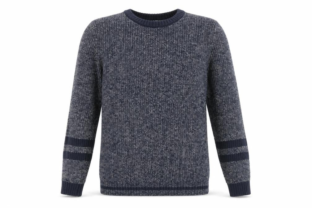 Marks and Spencer Boys Blue Knit Pullover, 12-13 Years